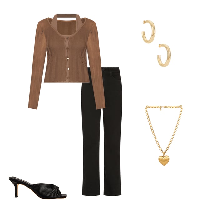 1st bundle featuring 4 items which compliment Duality Knit Cardi Set