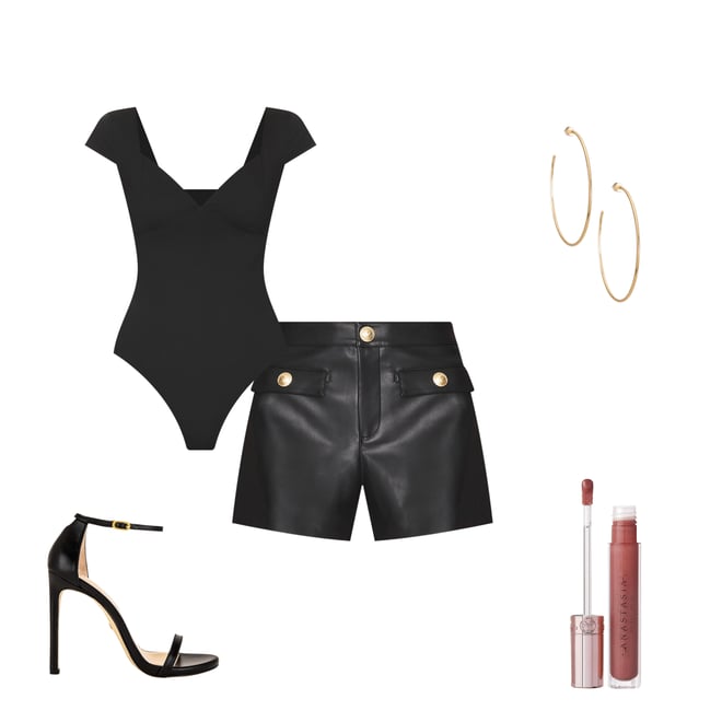 2nd bundle featuring 4 items which compliment Dionne Faux Leather Short
