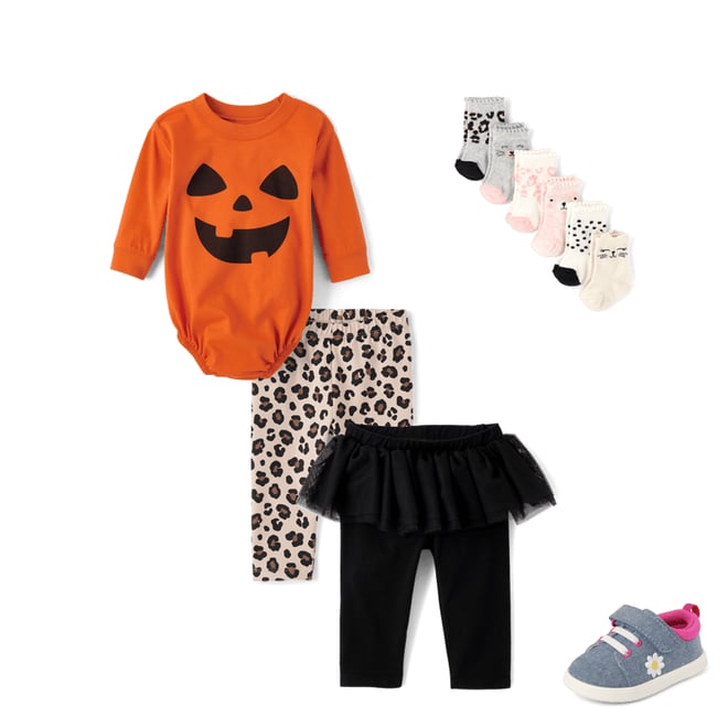 3rd bundle featuring 3 items which compliment Baby Girls Leopard Tutu Leggings 2-Pack