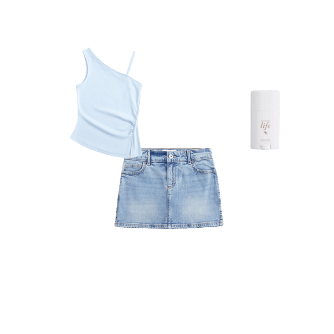 one-shoulder ruched tank