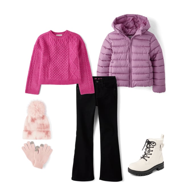 2nd bundle featuring 4 items which compliment Girls Flare Jeans