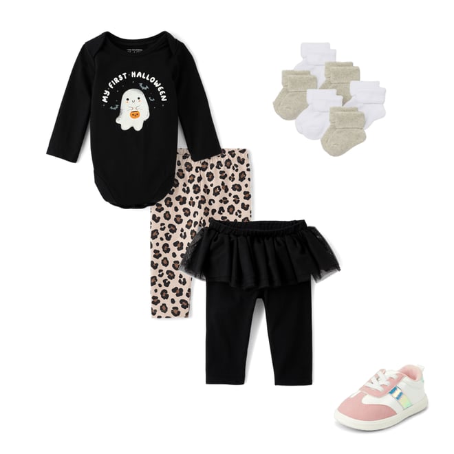 1st bundle featuring 3 items which compliment Baby Girls Leopard Tutu Leggings 2-Pack