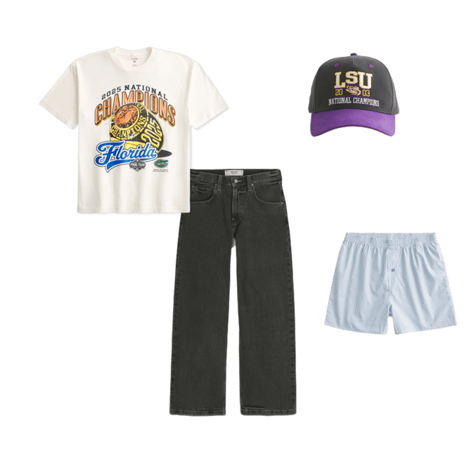 LSU Graphic Baseball Hat