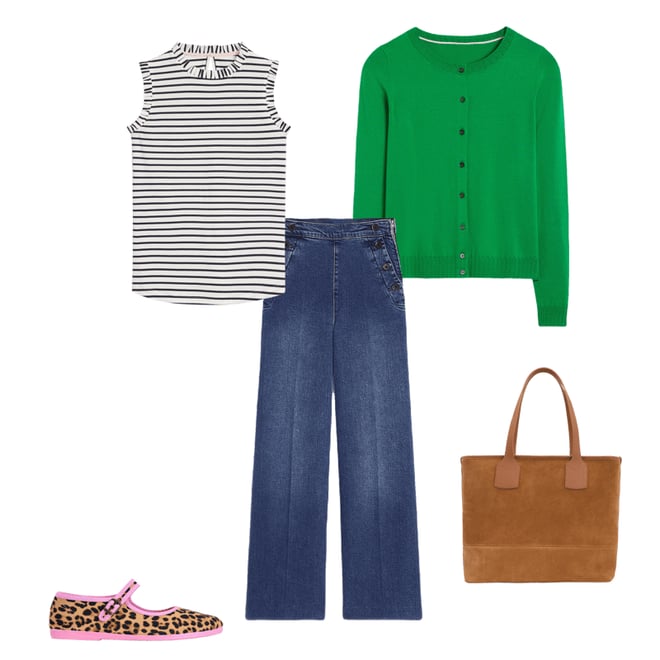 5th bundle featuring 4 items which compliment Greenwich Sailor Jeans-Mid Vintage