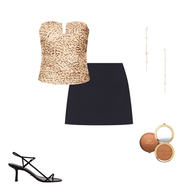 2nd bundle featuring 4 items which compliment Strapless Top