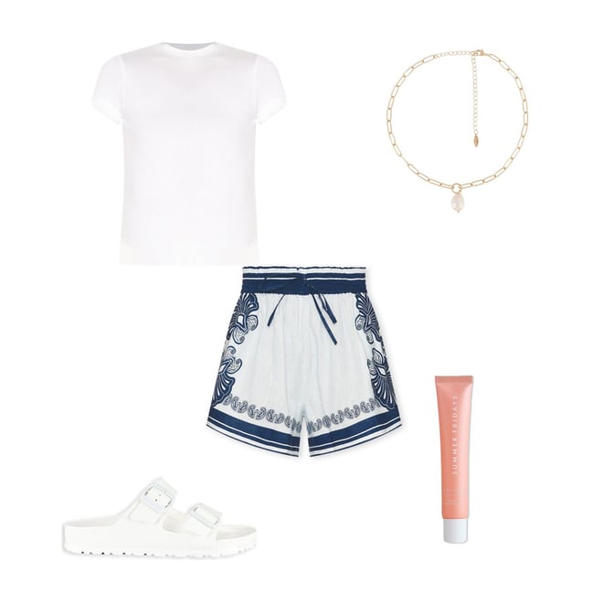 Theory Tiny Tee in White | REVOLVE