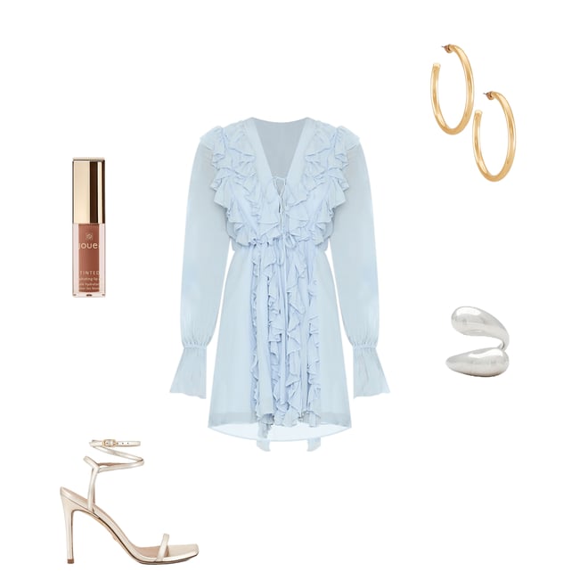 2nd bundle featuring 4 items which compliment Emory Ruffle Mini Dress