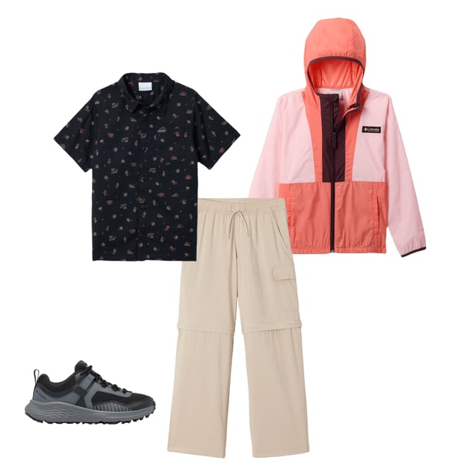 Kids' Back Bowl™ II Hooded Windbreaker