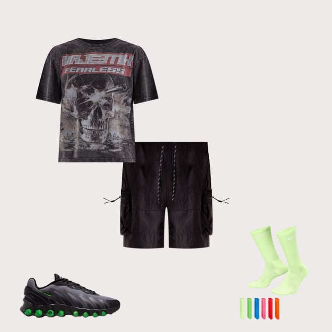 Majestik Fearless Skull Tee