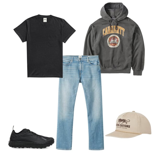 【Carhartt】HOODED LIBRARY SWEATSHIRT R5831 Carhartt WIP Collegiate Library Hoodie - Conifer | Pullover
