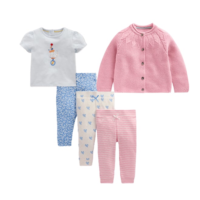 3rd bundle featuring 2 items which compliment 3 Pack Pointelle Leggings-Ditsy / Bows