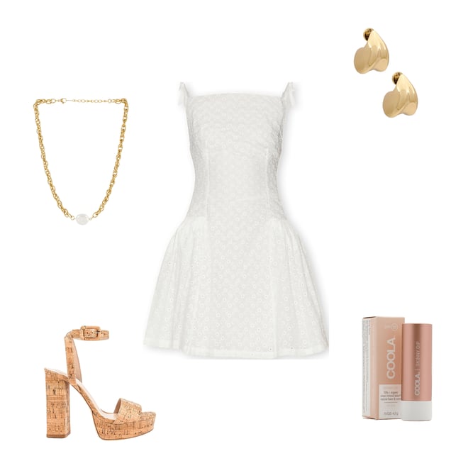 6th bundle featuring 4 items which compliment X REVOLVE Mika Platform Heel