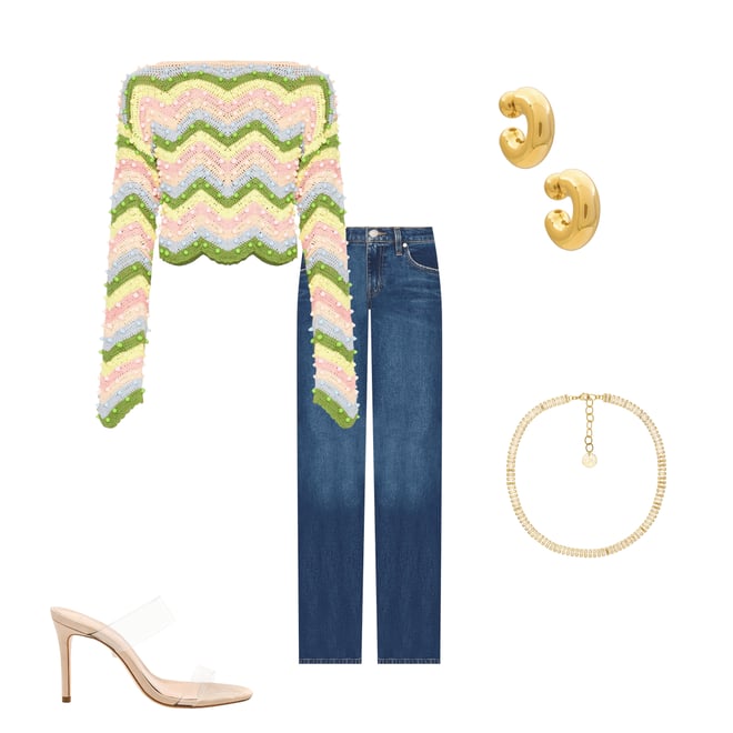 3rd bundle featuring 4 items which compliment X Revolve Long Sleeve Top