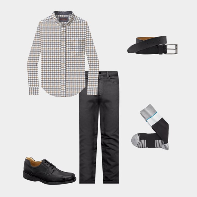 1st bundle featuring 4 items which compliment First in Comfort Block Stripe Socks
