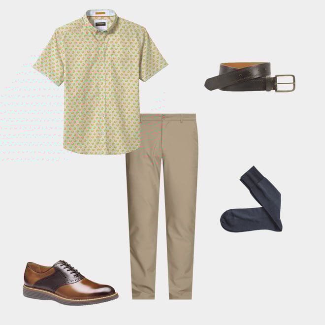 1st bundle featuring 4 items which compliment Herringbone Panel Socks