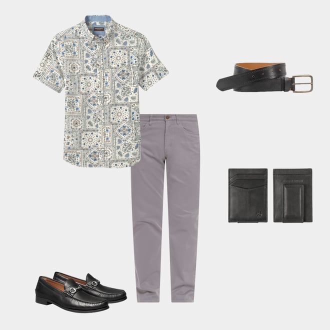 1st bundle featuring 4 items which compliment Baldwin Bit Loafer