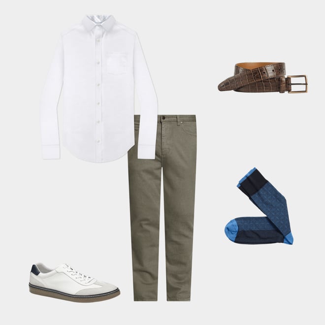 1st bundle featuring 4 items which compliment Circle Grid Socks