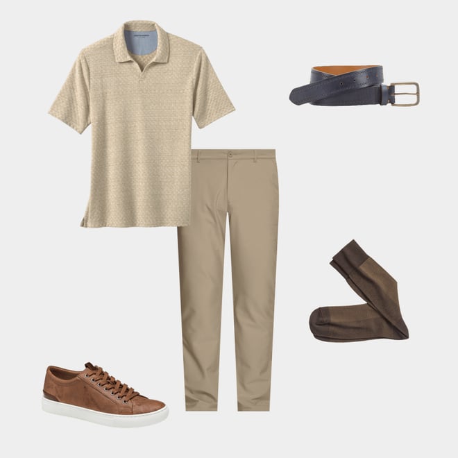3rd bundle featuring 4 items which compliment Herringbone Panel Socks