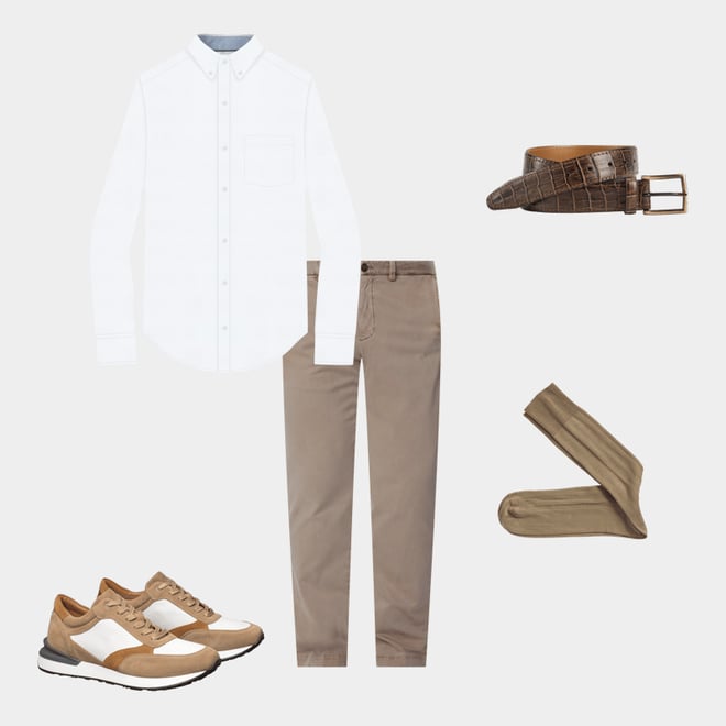 1st bundle featuring 4 items which compliment Washed Chinos