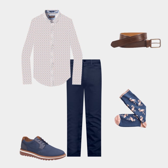 1st bundle featuring 4 items which compliment Braydon Knit Plain Toe