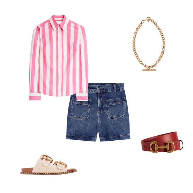 3rd bundle featuring 4 items which compliment Iris Snaffle-Trim Leather Belt-RED