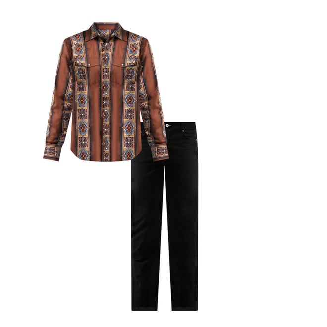 Wrangler® Cowboy Cut® Slim Fit Active Flex Jeans in Black