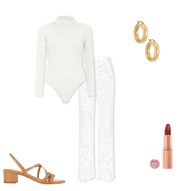 2nd bundle featuring 4 items which compliment x Intimately FP XYZ Recycled Turtleneck Bodysuit In Ivory