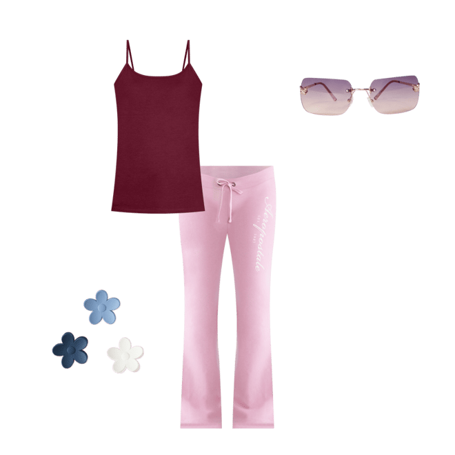 Aeropostale 1987 Fit & Flare Sweatpants