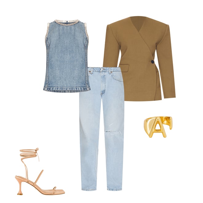 2nd bundle featuring 4 items which compliment Dani Baggy Customs Jeans