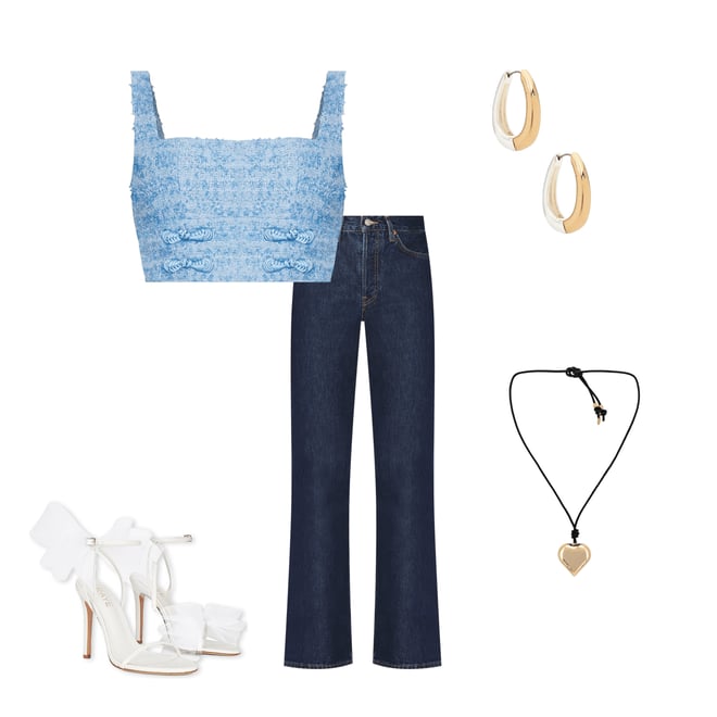 2nd bundle featuring 4 items which compliment Bridgette Tweed Top