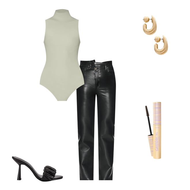 2nd bundle featuring 4 items which compliment Ballet Mockneck Sleeveless Bodysuit