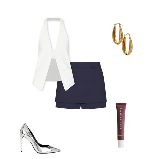 MORE TO COME Dixie Halter Top in White | REVOLVE