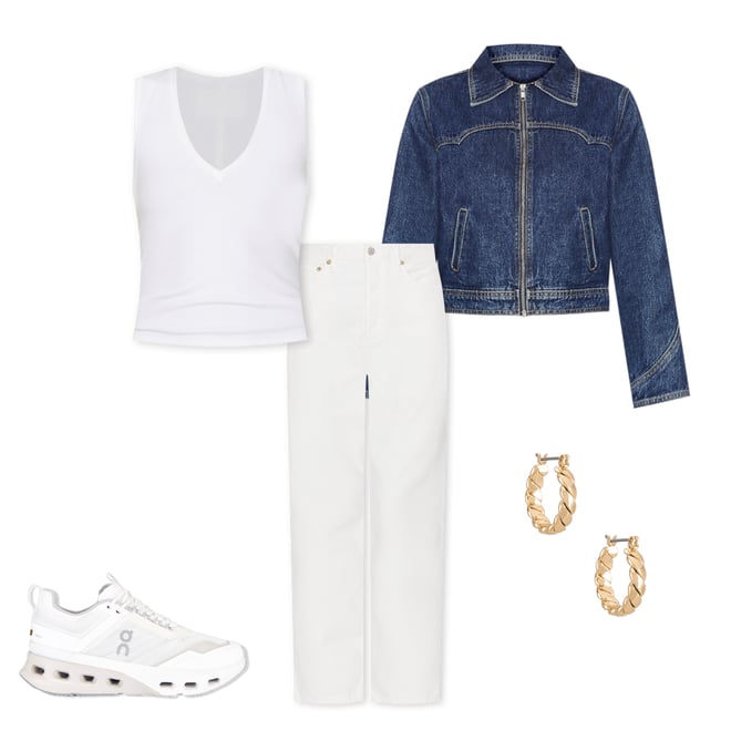 2nd bundle featuring 4 items which compliment 90's Mid Rise Loose Jeans