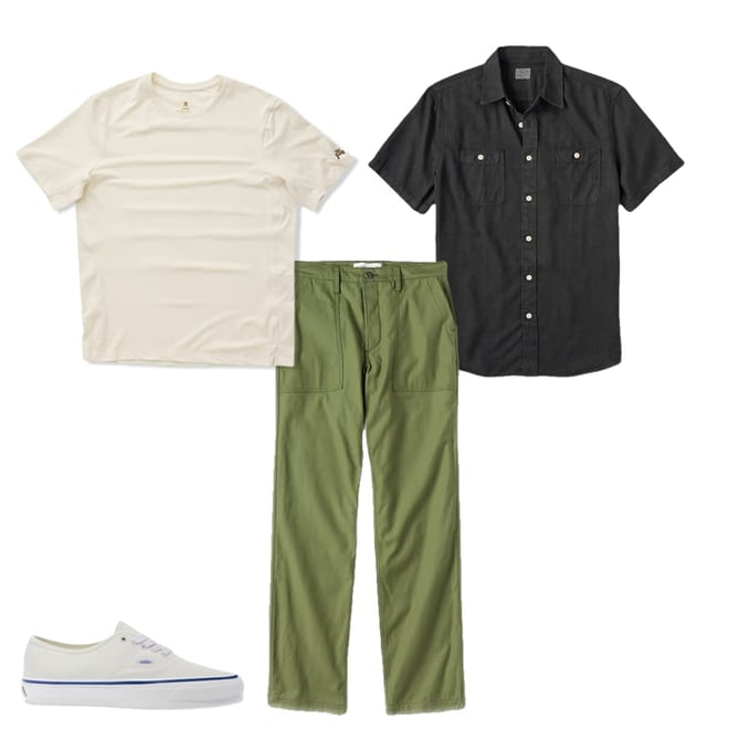 Faherty  Tried and True Chambray Shirt レディース シャツ トップス デュランゴ Black Short-Sleeve Tried and True Chambray Shirt - Durango Black