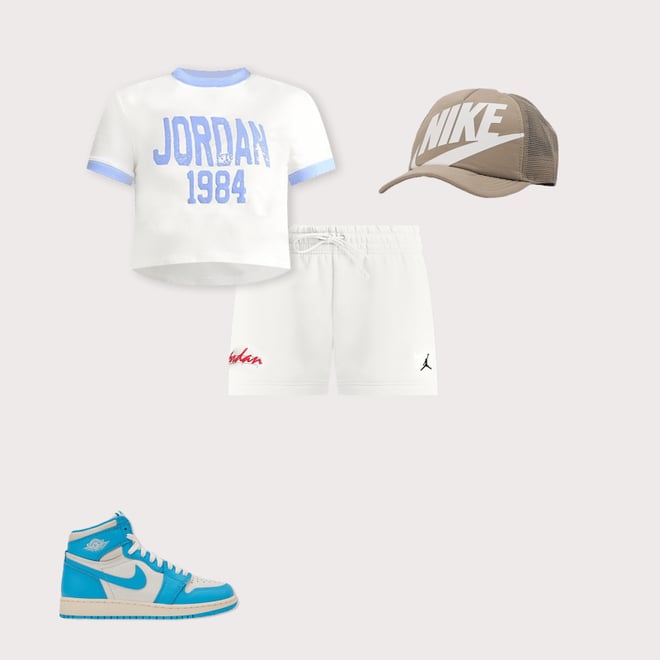 Jordan Air Jordan 1 Retro High OG 'UNC Reimagined' Grade-School