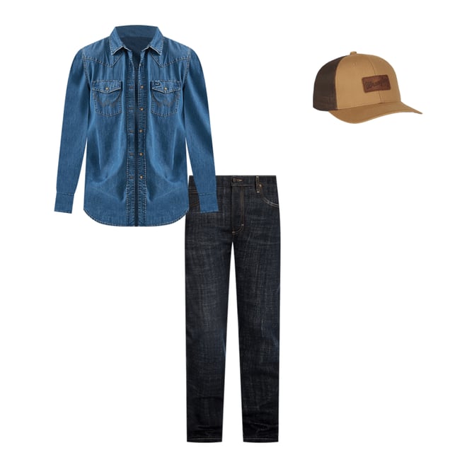 Men's Wrangler Retro® Slim Fit Bootcut Jean in Dax