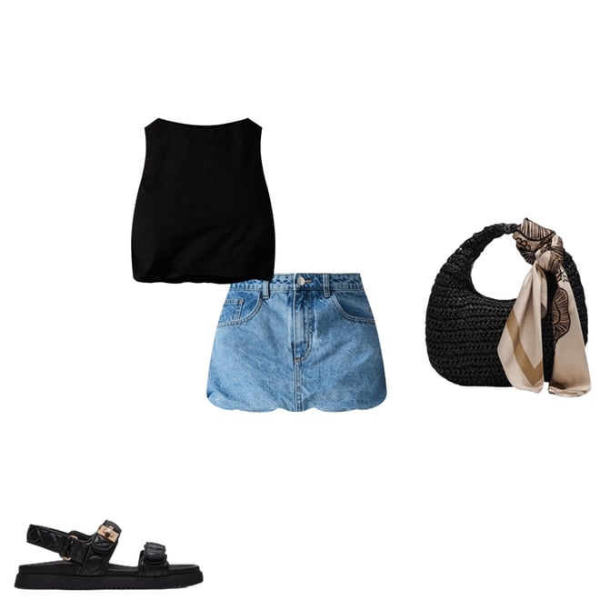 SIMONA Blue Mini Denim Skirt Women's Designer Bottoms – Steve