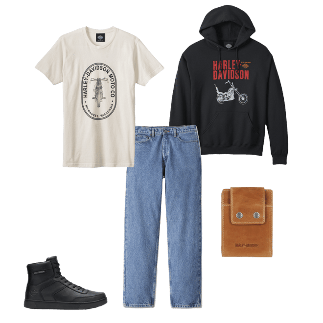 【Harley Davidson】H-D Moto Co Tシャツ Harley-Davidson® Men's Shadow Maker Crew-Neck Short Sleeve