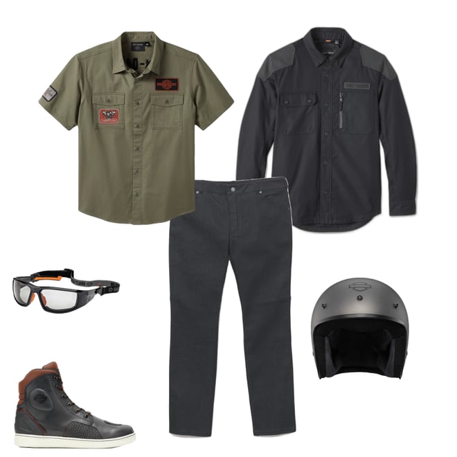 Men's V-Twin Equipped Solid Mechanics Shirt | Harley