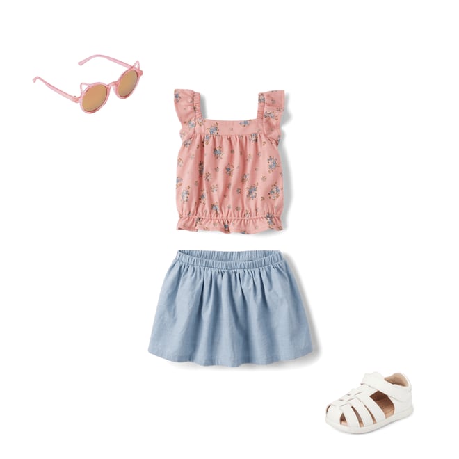 2nd bundle featuring 2 items which compliment Toddler Girls Floral 2-Piece Outfit Set