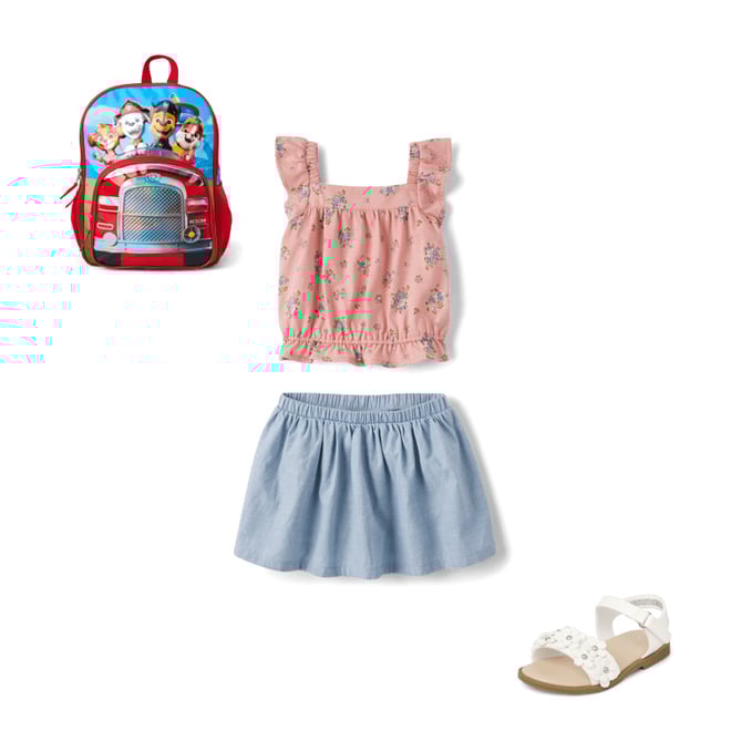 3rd bundle featuring 2 items which compliment Toddler Girls Floral 2-Piece Outfit Set