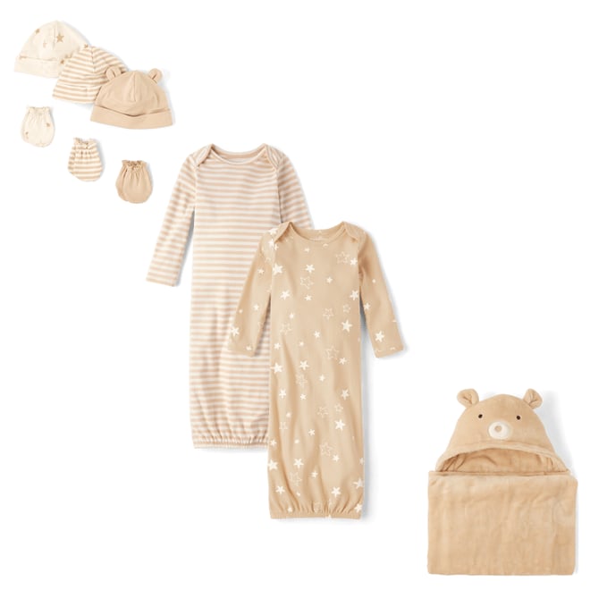 3rd bundle featuring 2 items which compliment Baby Star Hat And Mittens 6-Piece Set