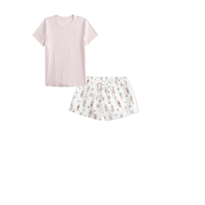 Oxford Cotton Tie Shorts