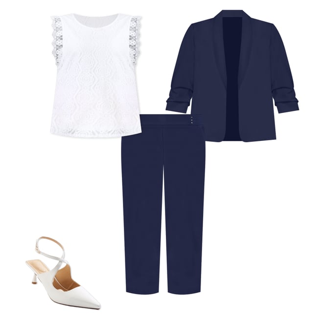  Cato Fashions | Cato Plus Size Slim Silver Stud Waist Pants