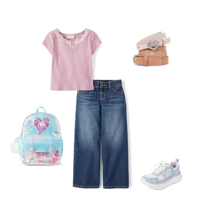 2nd bundle featuring 4 items which compliment Girls Crackle Shakey Unicorn Backpack