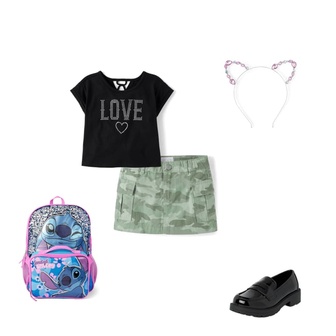 9th bundle featuring 4 items which compliment Girls Jeweled Cat Ears Headband