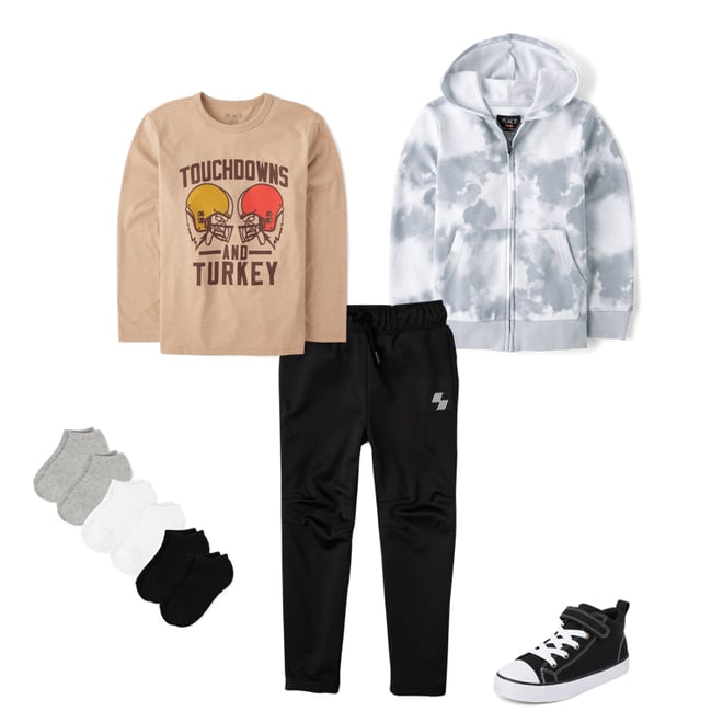 2nd bundle featuring 4 items which compliment Boys Moisture Wicking Fleece Pants