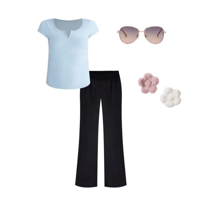 Mid-Rise Wide Leg Sweatpants