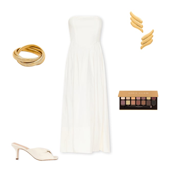 3rd bundle featuring 4 items which compliment Corset Maxi Dress