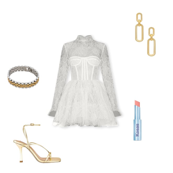 Maraya Arabella Lace Mini Dress